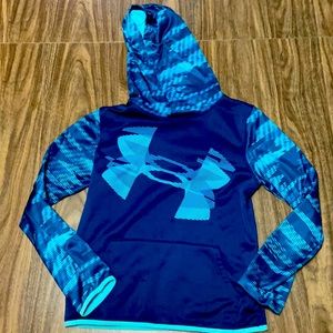 Under Armor YXL Blue Sweatshirt cold gear